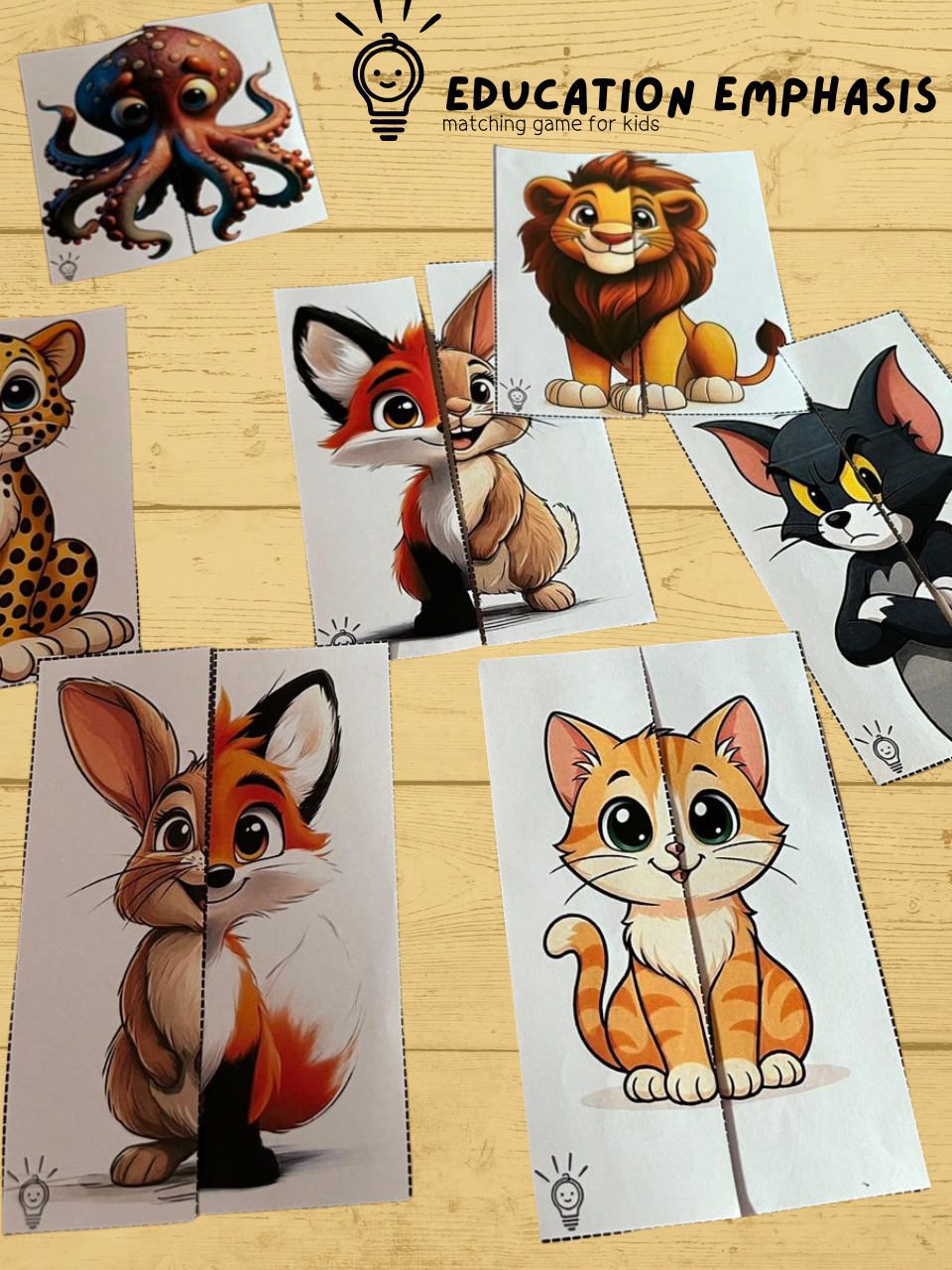 Animal Matching Cards (Digital Download) + Mystery Bonus Gift 🎁