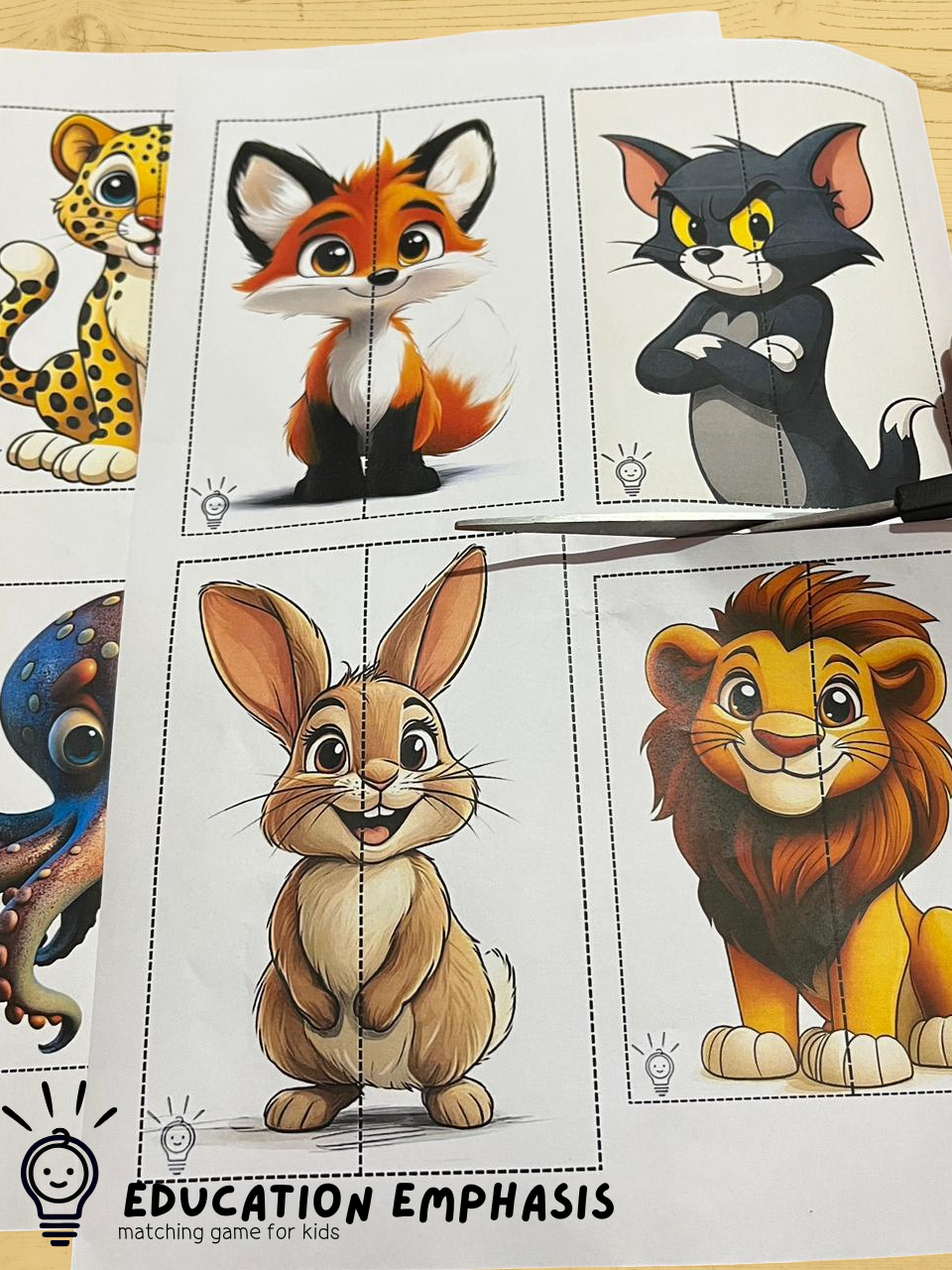 Animal Matching Cards (Digital Download) + Mystery Bonus Gift 🎁