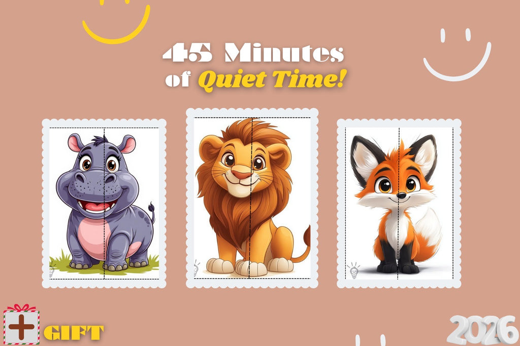 Animal Matching Cards (Digital Download) + Mystery Bonus Gift 🎁