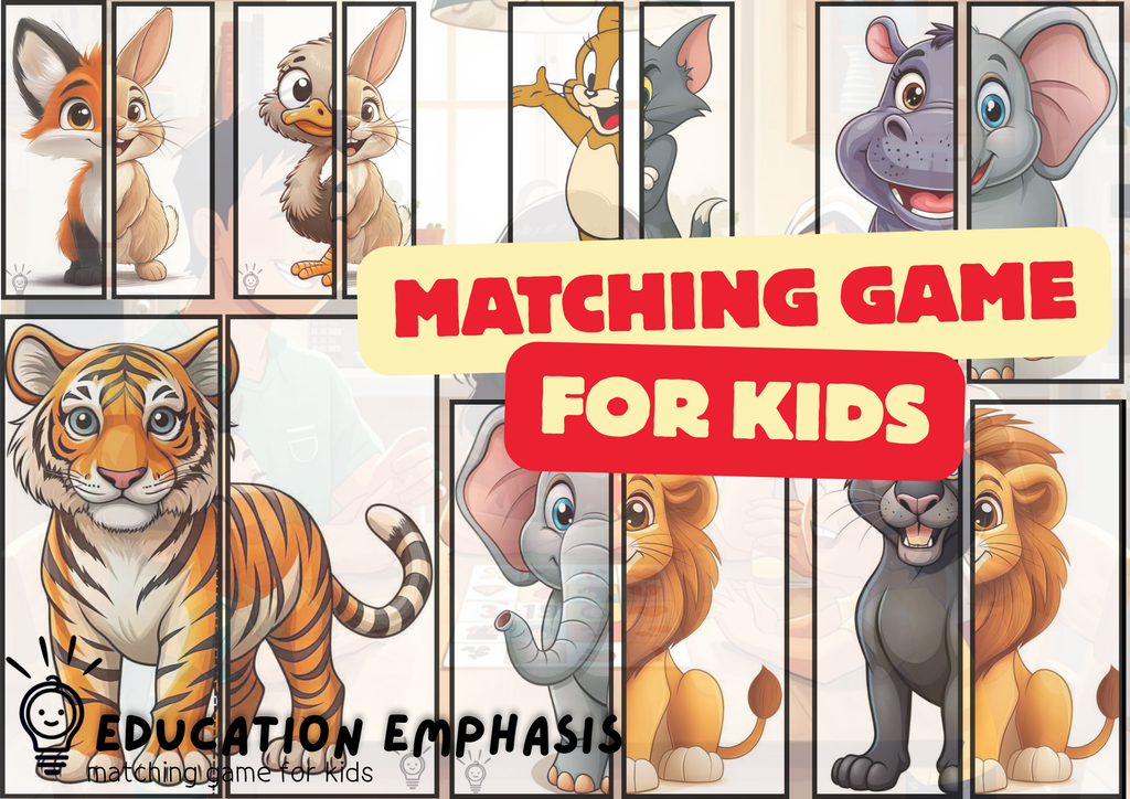 Animal Matching Cards (Digital Download) + Mystery Bonus Gift 🎁